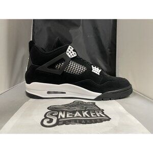 Air Jordan 4 Retro 'Black/White-Black' Size 12